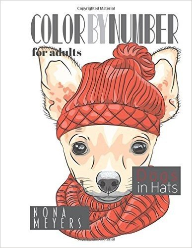 Color by Number for Adults: Dogs in Hats baixar