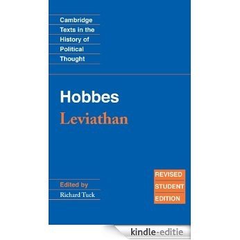 Hobbes: Leviathan: Revised student edition (Cambridge Texts in the History of Political Thought) [Kindle-editie]