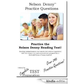 Nelson Denny Practice Test Questions - Nelson Denny Reading Test Practice (English Edition) [Kindle-editie]