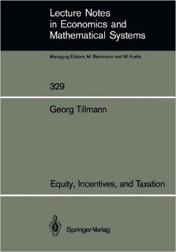 Equity, Incentives, and Taxation