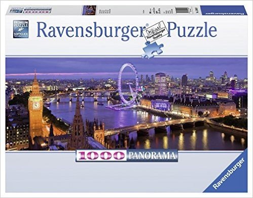 London at Night 1000 Piece Panorama Puzzle