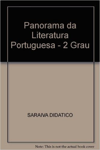 Panorama Da Literatura Portuguesa - Volume Unico (Reformulado)