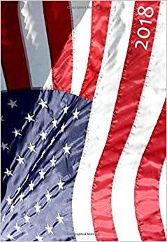 indir Mini Kalender 2018 - Amerikaflagge - ca. DIN A6: 1 Woche pro Seite