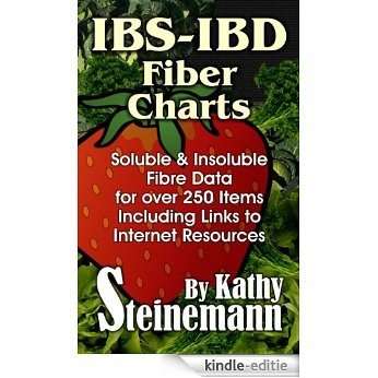 IBS-IBD Fiber Charts: Soluble & Insoluble Fibre Data for over 250 Items, Including Links to Internet Resources (English Edition) [Kindle-editie]