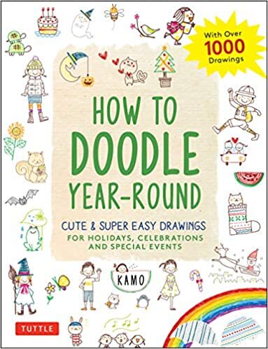 indir How to Doodle Year-Round: Cute &amp; Super Easy Drawings for Holidays, Celebrations and Special Events - With Over 1000 Drawings