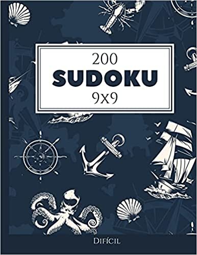 200 Sudoku 9x9 difícil Vol. 1: com soluções e quebra-cabeças bônus
