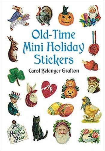 Old-Time Mini Holiday Stickers