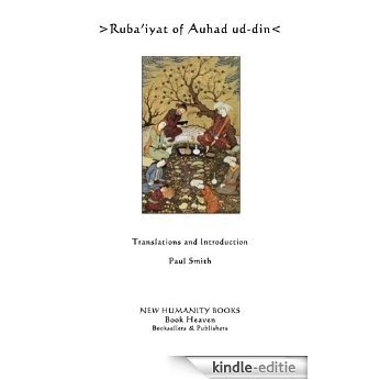 Ruba'iyat of Auhad ud-din (English Edition) [Kindle-editie]