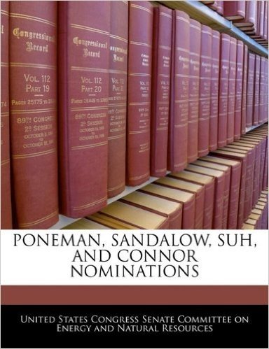 Poneman, Sandalow, Suh, and Connor Nominations
