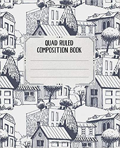 Quad Ruled Composition Book: 5x5 Squares Per Inch Graph Paper Notebook - Math and Science Composition Notebook for Students - 100 sheets - 7.5” x 9.25”