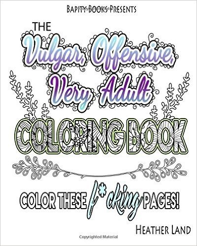 The Vulgar Offensive Very Adult Coloring Book: For Mature Audiences
