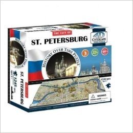4D Saint Petersburg Cityscape Time Puzzle
