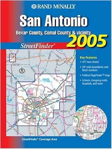 Streetfinder 10th Ed San Antonio // Including Bexar & Comal Counties & Vici