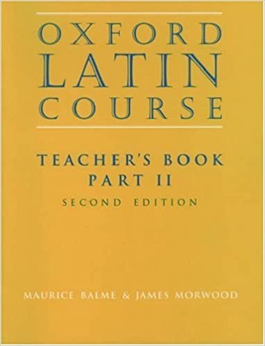 Oxford Latin Course:: Part II: Teacher's Book: Teacher's Book Pt.2 indir