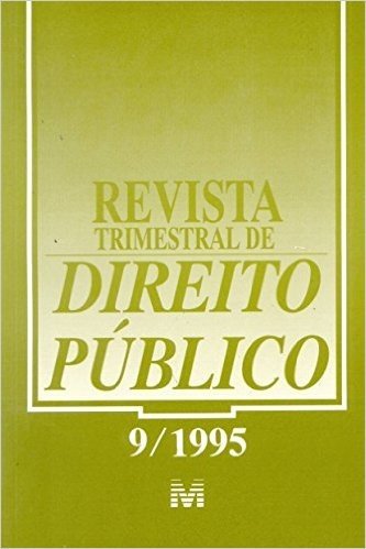 Revista Trimestral De Direito Publico N. 09