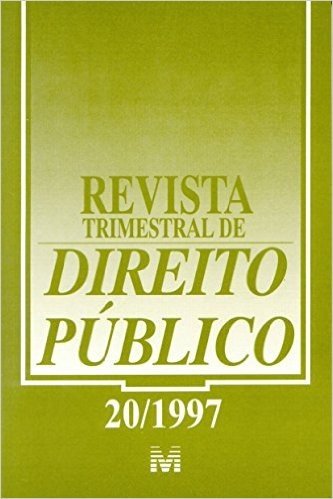 Revista Trimestral De Direito Publico N. 20