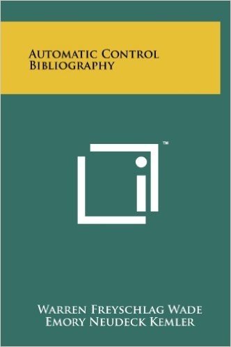 Automatic Control Bibliography