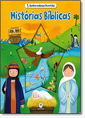 Histórias Bíblicas - Coleção 5 Quebra- Cabeças Divertido