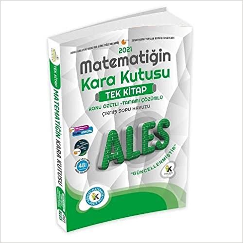 İnformal Yayınları 2021 ALES Matematiğin Kara Kutusu Tek Kitap