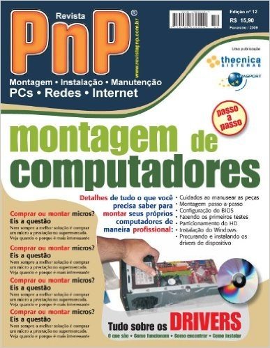 PnP Digital nº 12 - Montagem de Computadores passo-a-passo, calculo do km rodado, drivers para Windows e outros trabalhos baixar