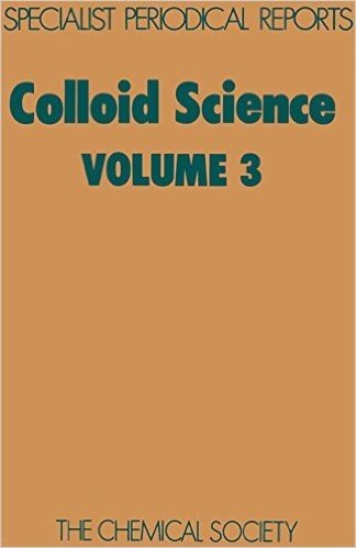 Colloid Science: Volume 3