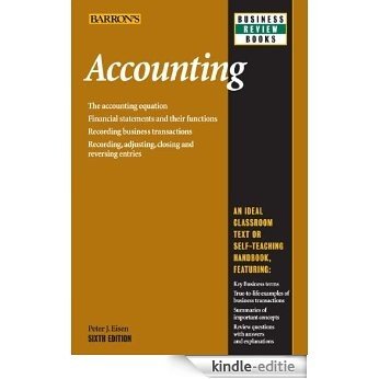 Accounting, 6th edition (Barron's Business Review Series) [Kindle-editie] beoordelingen