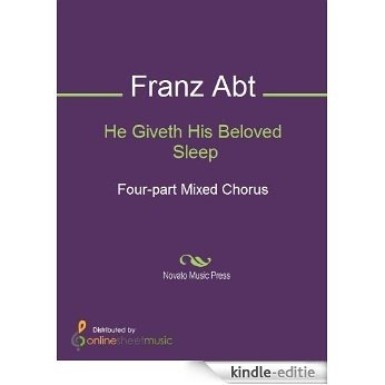 He Giveth His Beloved Sleep [Kindle-editie]