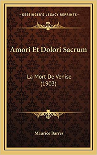 Amori Et Dolori Sacrum: La Mort De Venise (1903) indir