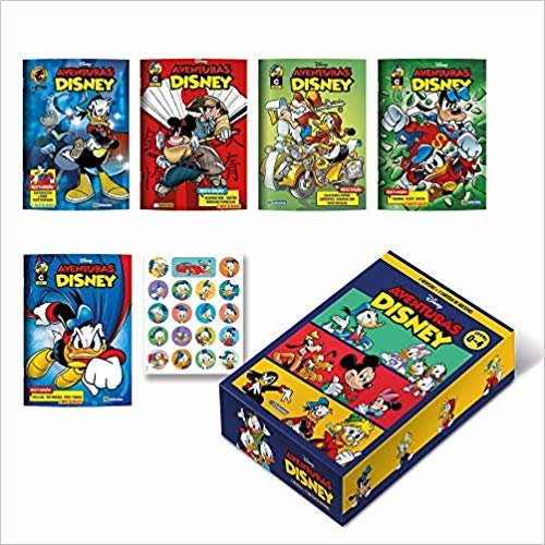 Box quadrinhos aventuras Disney - Edições 0 a 4: 5 volumes
