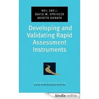 Developing and Validating Rapid Assessment Instruments (Pocket Guides to Social Work Research Methods) [Print Replica] [Kindle-editie] beoordelingen
