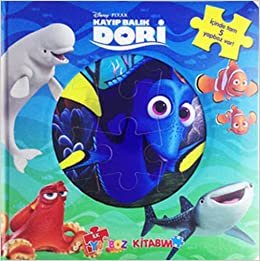 Disney Kayıp Balık Dori - İlk Yapboz Kitabım: İçinde Tam 5 Yapboz Var!