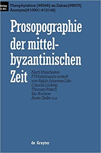 indir Prosopographie der mittelbyzantinischen Zeit, Bd 5, Theophylaktos (#8346) - az-Zubair (#8675), Anonymi (#10001 - #12149): Theophylaktos (#8346)-Au-Zubair (#8675), Anonymi (#12149) Vol 5