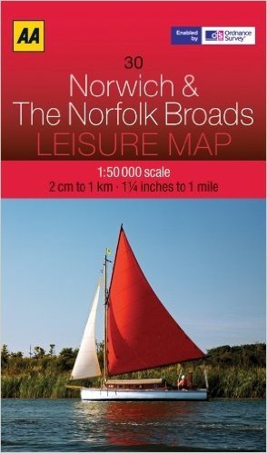 Leisure Map Norwich & Norfolk Broads