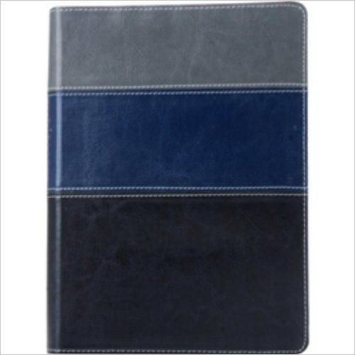 Biblia Thompson - Capa Luxo Azul E Cinza C/ Indice