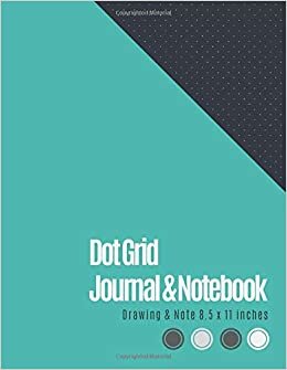 Dot Grid Journal 8.5 X 11: Dotted Graph Notebooks (Turquoise Blue Cover) - Dot Grid Paper Large (8.5 x 11 inches), A4 100 Pages - Bullet Dot Grid ... - Engineer Drawing & Sketching, Note Taking.