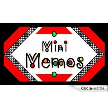 Mini Memos ... (a Modern Design) (English Edition) [Kindle-editie]