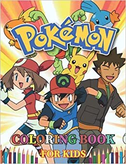 indir Pokémon Coloring Book for Kids: Simple Coloring Pages With Pokemon Great Gift for Boys &amp; Girls Teens and Children Activity Pokemon Figure Coloring Book to Relaxation and Stress Relief