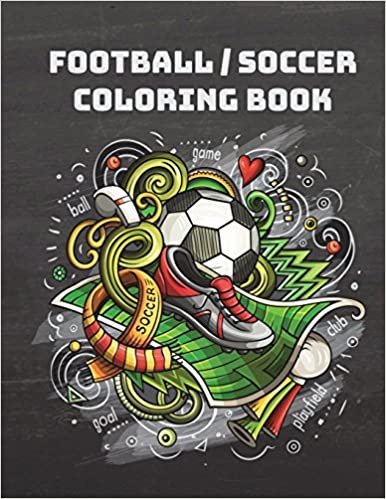 indir Football/Soccer Coloring Book: 2018 World Cup coloring book for Adult, Teens, and football fans