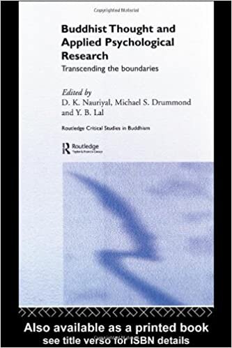 indir Buddhist Thought and Applied Psychological Research: Transcending the Boundaries (Routledge Critical Studies in Buddhism)