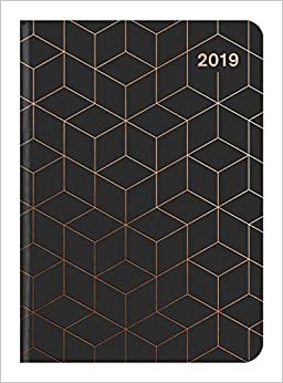 2019 Black Copper Glamline Diary - 12 x 17 cm