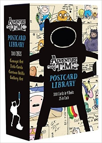 Adventure Time Postcard Library: 100 Cards in 4 Books, 25 in Each