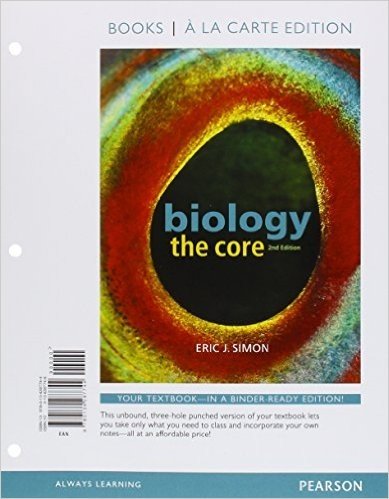 Biology: The Core, Books a la Carte Plus Masteringbiology with Etext -- Access Card Package