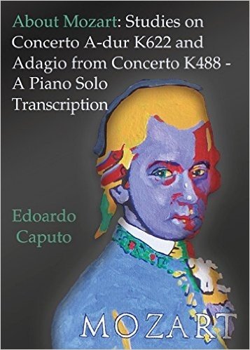 About Mozart: Studies on concerto A-dur K622 and adagio from concerto K488. A piano solo transcription