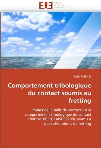 Comportement Tribologique Du Contact Soumis Au Fretting