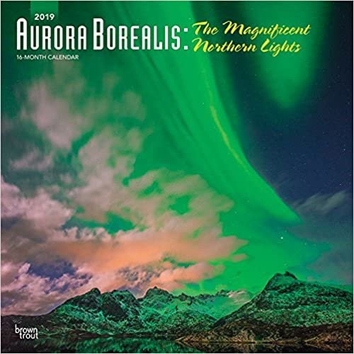 Aurora Borealis: The Magnificent Northern Lights - Nordlicht 2019 - 18-Monatskalender (Wall-Kalender)
