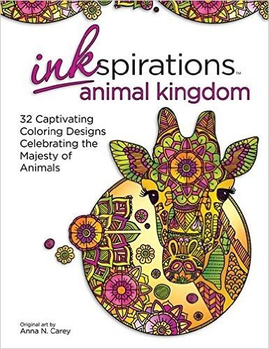 Inkspirations Animal Kingdom: 32 Captivating Coloring Designs Celebrating the Majesty of Animals