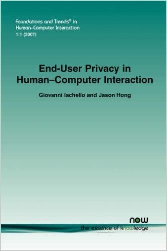 End-User Privacy in Human-Computer Interaction