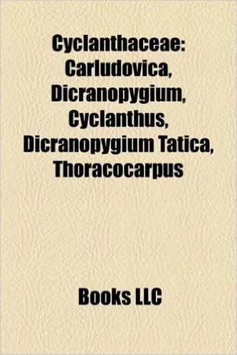 Cyclanthaceae: Carludovica, Dicranopygium, Cyclanthus, Dicranopygium Tatica, Thoracocarpus
