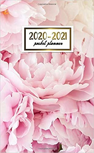 indir 2020-2021 Pocket Planner: 2 Year Pocket Monthly Organizer &amp; Calendar | Cute Floral Two-Year (24 months) Agenda With Phone Book, Password Log and Notebook | Pretty Pink Peony Print