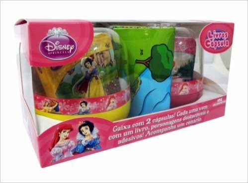 Disney Princesa - Livros Cápsula. Caixa Rosa